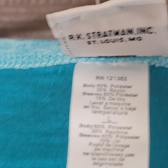 Harley Davidson turquoise blue graphic baseball long sleeve tshirt - Picture 8 of 8